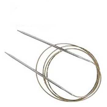 105-7 Спицы для вязания Addi круговые супергладкие 150 см klubok-motok