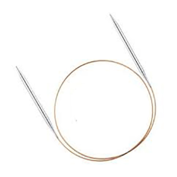 105-7 Спицы для вязания Addi круговые супергладкие 20 см klubok-motok