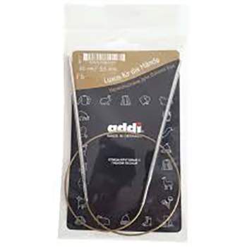 105-7 Спицы для вязания Addi круговые супергладкие 60 см klubok-motok