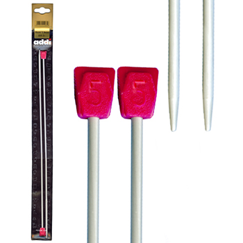 200-7 Спицы для вязания Addi прямые алюминиевые klubok-motok