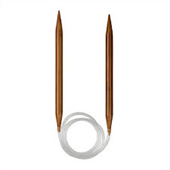 555-7 Спицы для вязания Addi круговые бамбуковые 80 см klubok-motok