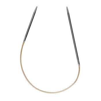 710-7 Спицы для вязания Addi круговые носочные Sockenwunder LACE супергладкие латунь klubok-motok