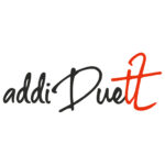 Крючок ADDI со спицей на конце 2,5мм, 15см, алюминий addiDuett, арт.230-7/2.5-15