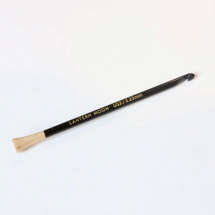 Крючок для ремонта Lantern Moon 3,25мм/7,5см, эбеновое дерево, черный, KnitPro, 350621