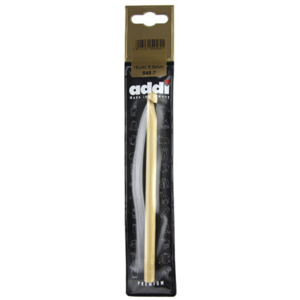 Крючок для вязания ADDI бамбук 8мм, 15см, арт.545-7/8-15