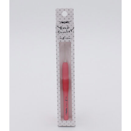 Крючок для вязания бусинами, с ручкой Tulip Sucre Bead Crochet 0,9мм, сталь/пластик, арт.TB13-8e