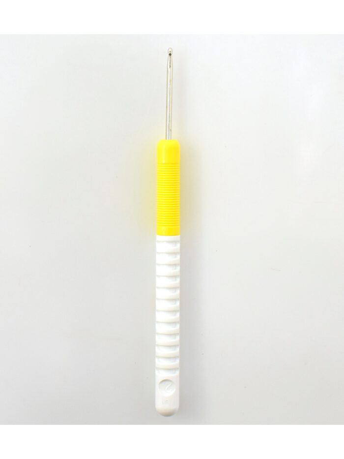 Крючок вязальный addi 2.5 мм, 15 см, с пластиковой ручкой, арт.148-7/2.5-15