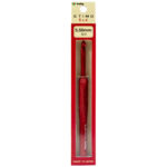 Крючок вязальный с ручкой Tulip 5,5мм, ETIMO Red, красный, алюминий, арт.TED-090e
