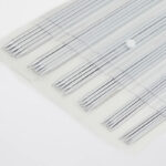 Набор чулочных спиц KnitPro Nova cubics, длина 20см, металлические кубические, арт.12363