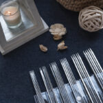 Набор чулочных спиц KnitPro Nova cubics, длина 20см, металлические кубические, арт.12363