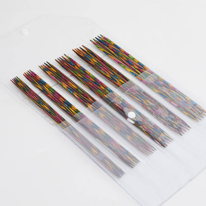 Набор чулочных спиц KnitPro Symfonie, деревянные, длина 20см, 6 видов спиц, арт.20631