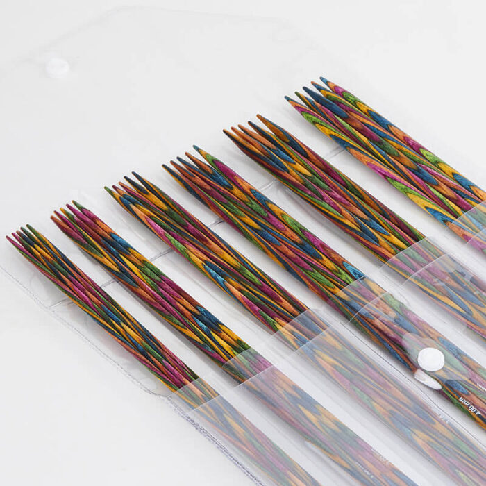 Набор чулочных спиц KnitPro Symfonie, деревянные, длина 20см, 6 видов спиц, арт.20631