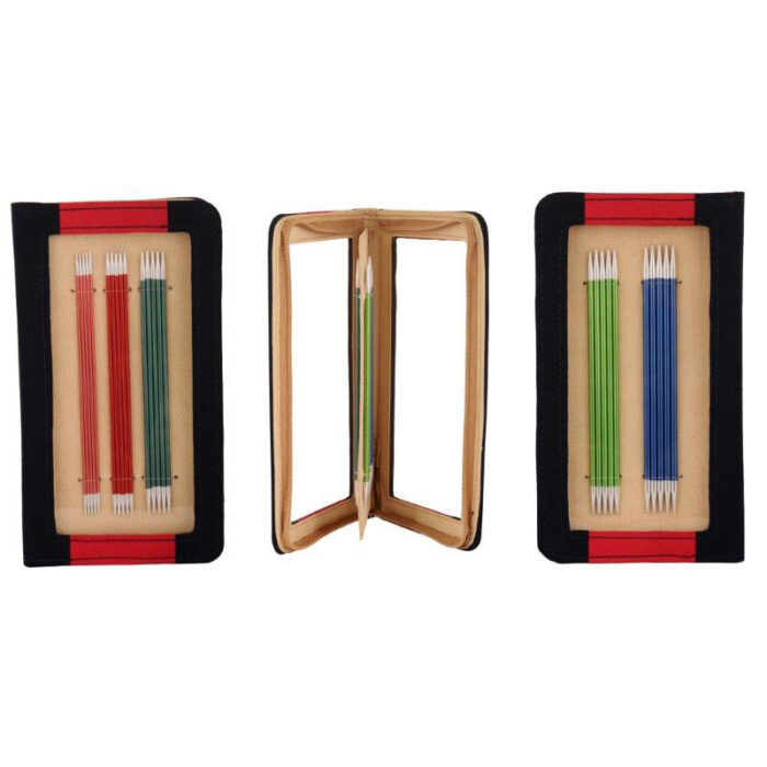 Набор чулочных спиц KnitPro Zing, длина 15см, алюминий, арт.47401