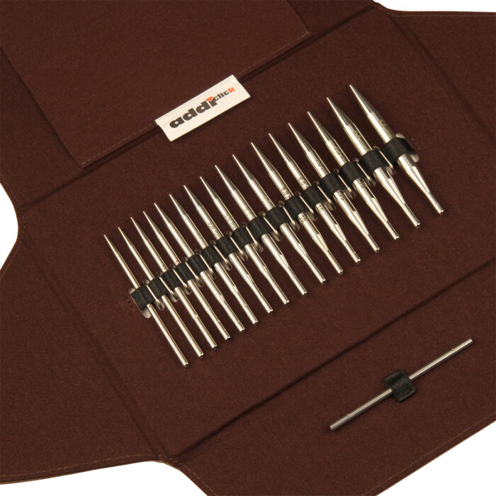 Набор круговых коротких спиц со сменными лесками addiClick LACE Short Tips, арт.750-2/000