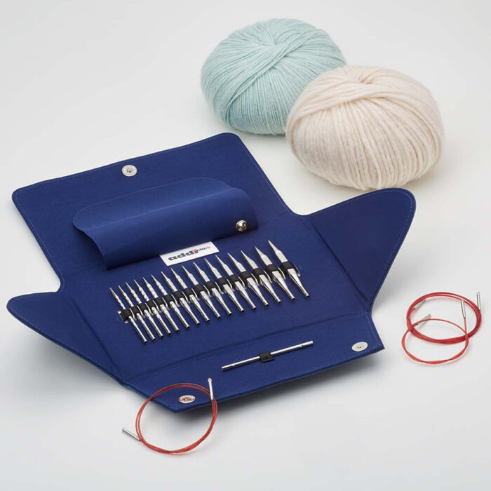 Набор круговых коротких спиц со сменными лесками addiClick Novel LACE Short Tips, арт.730-2/000