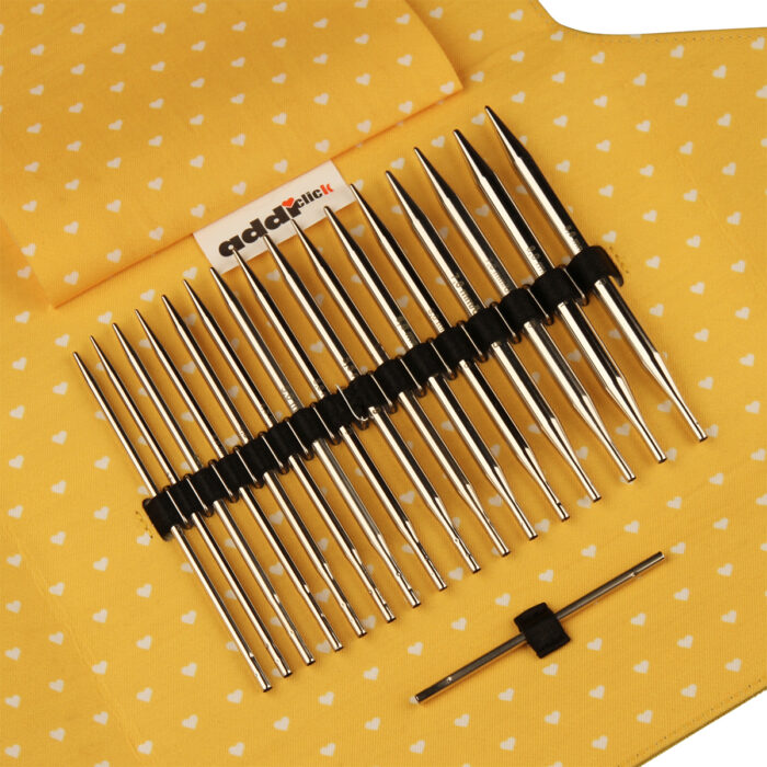 Набор круговых спиц со сменными лесками addiClick MIX, арт.670-2/000 Набор круговых спиц со сменными лесками addiClick MIX, арт.670-2/000