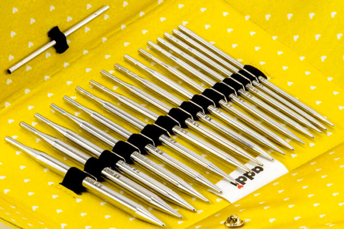 Набор круговых спиц со сменными лесками addiClick MIX, арт.670-2/000 Набор круговых спиц со сменными лесками addiClick MIX, арт.670-2/000