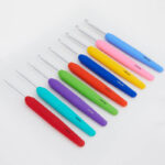 Набор крючков KnitPro Waves, 9 видов крючков, Зеленый чехол, арт.30921