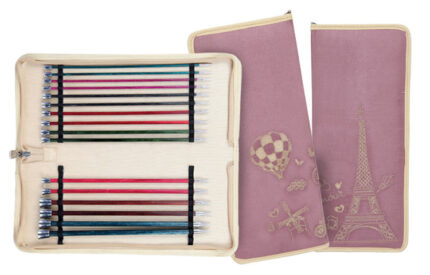 Набор прямых спиц KnitPro Royale, длина 25см, деревянные, 8 видов спиц, арт.29321