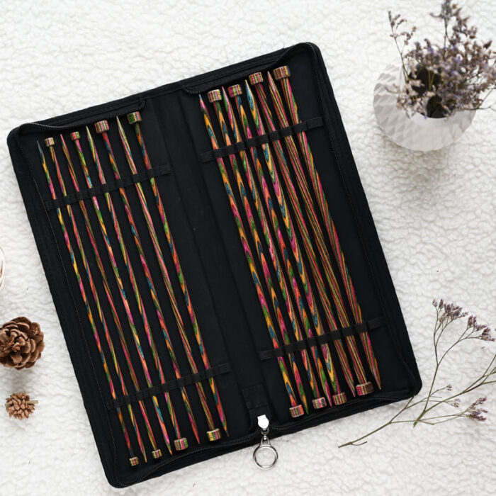 Набор прямых спиц KnitPro Symfonie, длина 30см, деревянные, 8 пар, арт.20243 Набор прямых спиц KnitPro Symfonie, длина 30см, деревянные, 8 пар, арт.20243