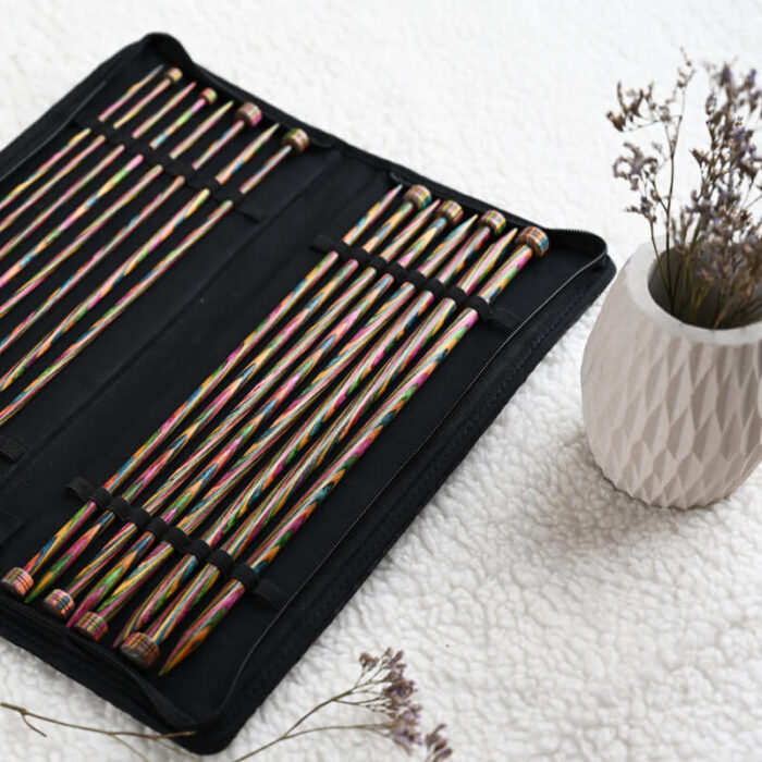 Набор прямых спиц KnitPro Symfonie, длина 30см, деревянные, 8 пар, арт.20243 Набор прямых спиц KnitPro Symfonie, длина 30см, деревянные, 8 пар, арт.20243