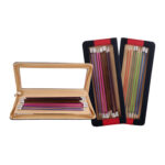 Набор прямых спиц KnitPro Zing, длина 30см, алюминий, арт.47406