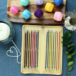 Набор прямых спиц KnitPro Zing, длина 30см, алюминий, арт.47406