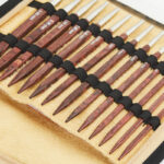 Набор съемных спиц KnitPro Deluxe Cubics Symfonie-Rose, деревянные, кубические, 7 размеров, длина 11.5см, арт.25613