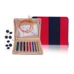 Набор съемных спиц KnitPro Zing Deluxe, алюминий, 8 видов спиц, длина 11.5 см, арт.47404