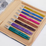 Набор съемных спиц KnitPro Zing Deluxe, алюминий, 8 видов спиц, длина 11.5 см, арт.47404