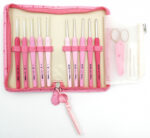 Набор сверхтонких крючков Tulip ETIMO Rose 0,9, 1, 1,75, 1,25, 1,5, 2, 2,2, 2,5, 3, 3,5мм сталь / пластик, арт.TEL-001E