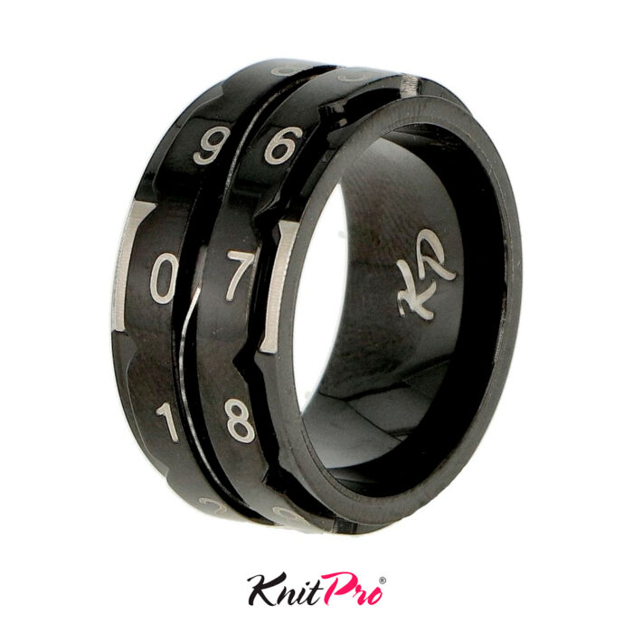 Счетчик рядов кольцо, диаметр 17.3 мм, черный, KnitPro, арт.10865 Счетчик рядов кольцо, диаметр 17.3 мм, черный, KnitPro, арт.10865