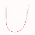 Спицы Knit Pro 25 см, 5 мм, круговые укороченные металлические Nova Metal, арт.10981