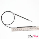 Спицы KnitPro Karbonz 60см, 2,0мм, круговые карбоновые, 41160