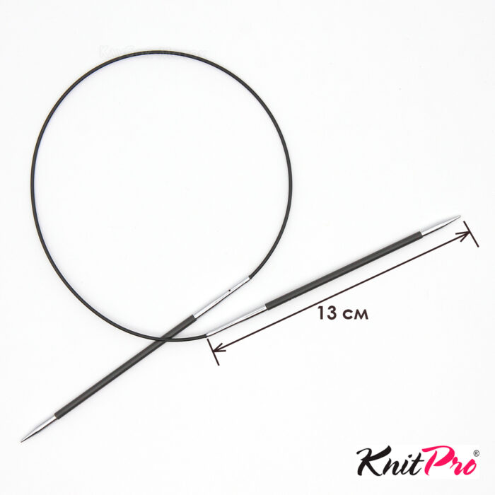 Спицы KnitPro Karbonz 60см, 3,0мм, круговые карбоновые, 41164 Спицы KnitPro Karbonz 60см, 3,0мм, круговые карбоновые, 41164