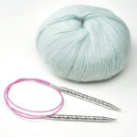 Спицы addi Unicorn 100 см, 6 мм, металлические круговые супергладкие 115-7/6-100