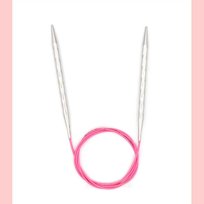 Спицы addi Unicorn 100 см, 8 мм, металлические круговые супергладкие 115-7/8-100