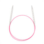 Спицы addi Unicorn 100 см, 8 мм, металлические круговые супергладкие 115-7/8-100