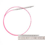 Спицы addi Unicorn 100 см, 8 мм, металлические круговые супергладкие 115-7/8-100