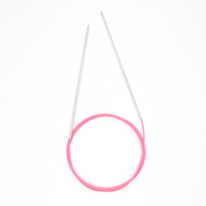 Спицы addi Unicorn 120 см, 2 мм, металлические круговые супергладкие 115-7/2-120