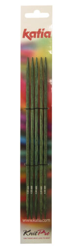Спицы чулочные KATIA, деревянные, 20 см, 4 мм, арт.7634