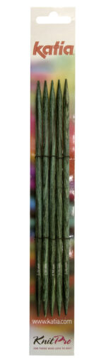 Спицы чулочные KATIA, деревянные, 20 см, 5,5 мм, арт.7637