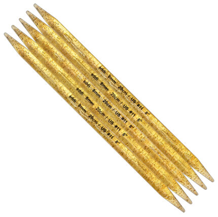 Спицы для вязания Addi чулочные пластиковые, 20 мм, 25 см, 5 спиц на блистере, арт.401-7/20-25