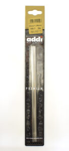 Спицы для вязания Addi чулочные стальные, 1,25 мм, 20 см 5 шт, арт.150-7/1.25-20