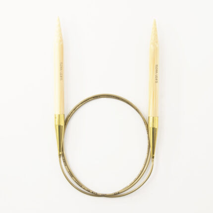 Спицы для вязания Addi круговые бамбуковые, 10 мм, 100 см, арт.555-7/10-100