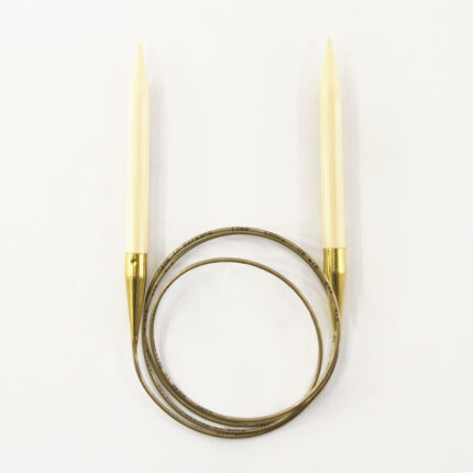 Спицы для вязания Addi круговые бамбуковые, 10 мм, 120 см, арт.555-7/10-120