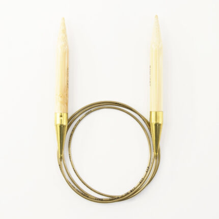 Спицы для вязания Addi круговые бамбуковые, 12 мм, 120 см, арт.555-7/12-120