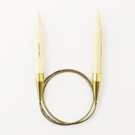 Спицы для вязания Addi круговые бамбуковые, 12 мм, 80 см, арт.555-7/12-80