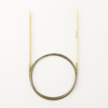 Спицы для вязания Addi круговые бамбуковые, 3,5 мм, 100 см, арт.555-7/3.5-100