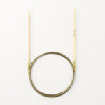 Спицы для вязания Addi круговые бамбуковые, 3,5 мм, 120 см, арт.555-7/3.5-120